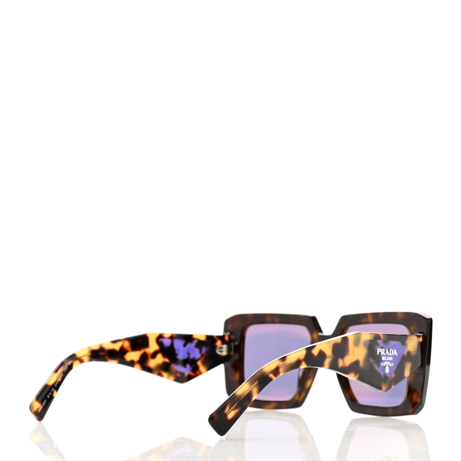 Prada Acetate Symbole Sunglasses SPR 23Y Tortoise 4 of 6