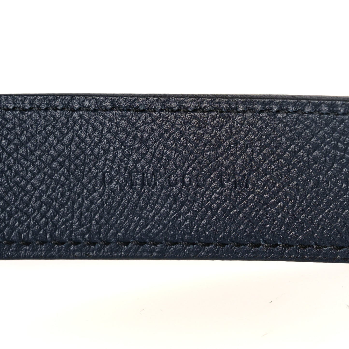 Epsom 30mm Tressage Au Galop Shoulder Strap Bleu Indigo Anemone