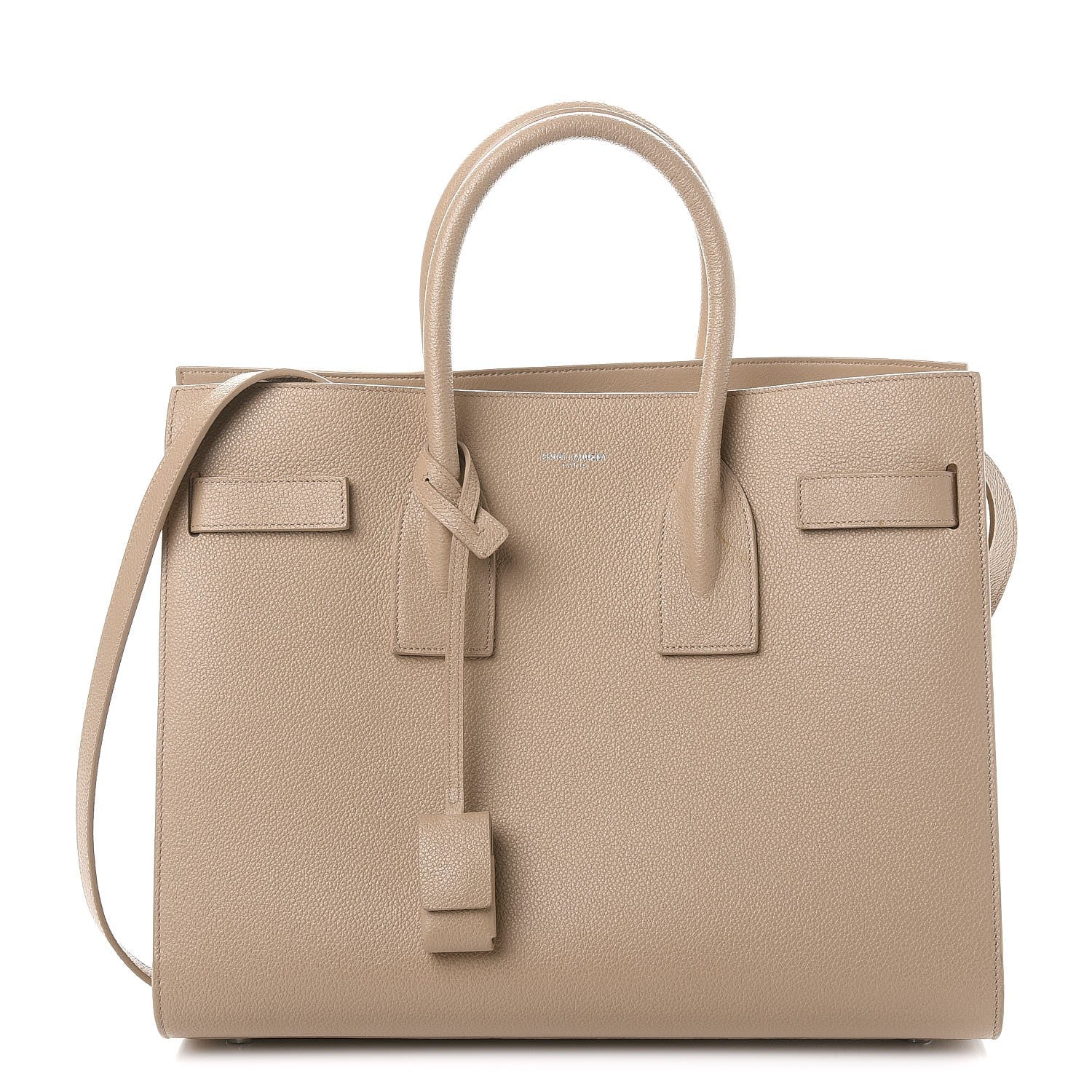 Saint Laurent Grained Calfskin Small Sac De Jour Nude Powder 1 of 11