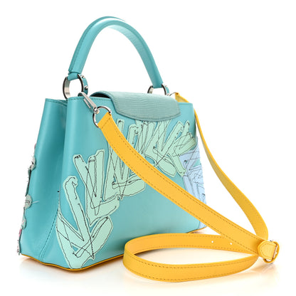 Louis Vuitton Calfskin Lizard Artycapucines Tschabalala Self PM Multicolor 3 of 10