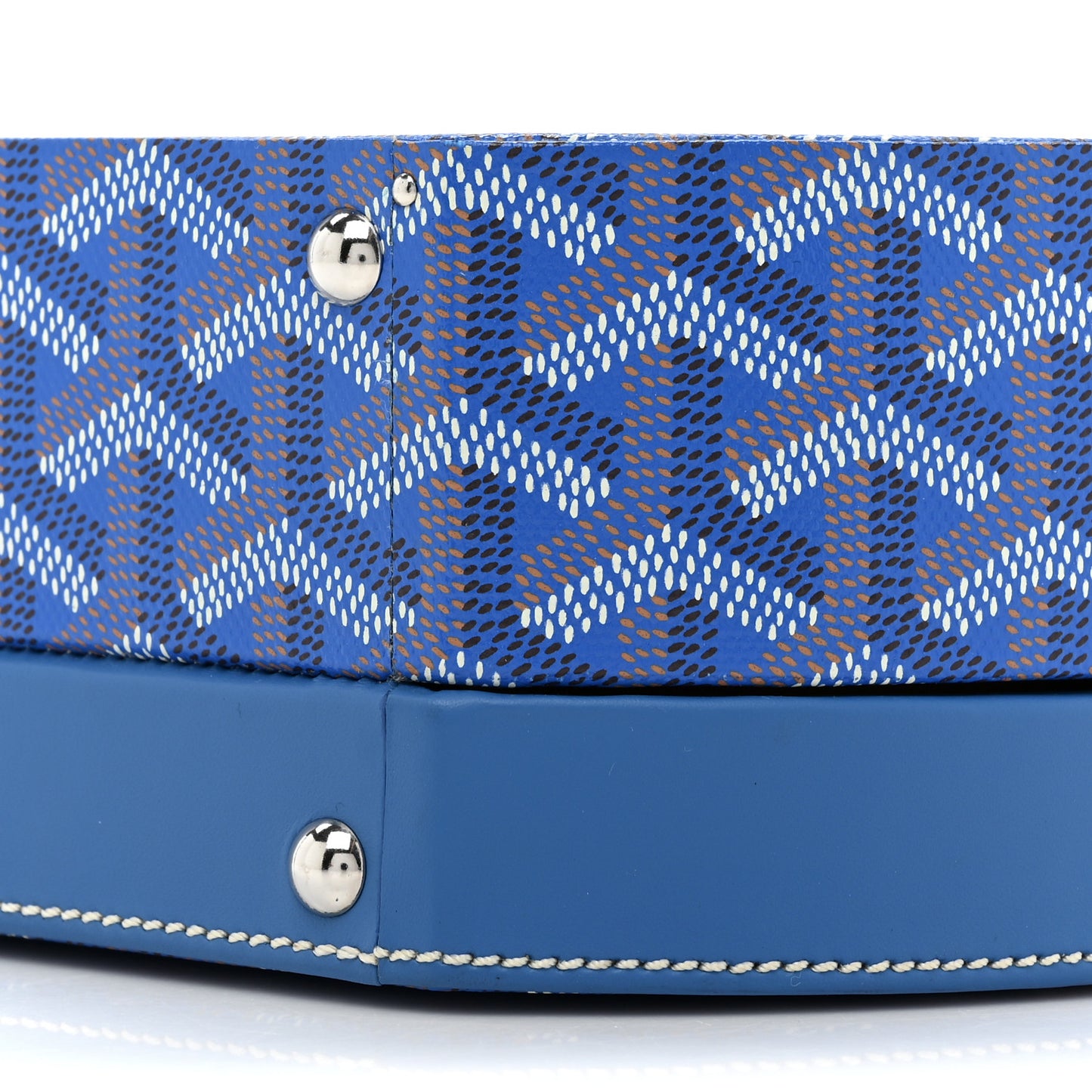 Goyardine Alto Hatbox Sky Blue
