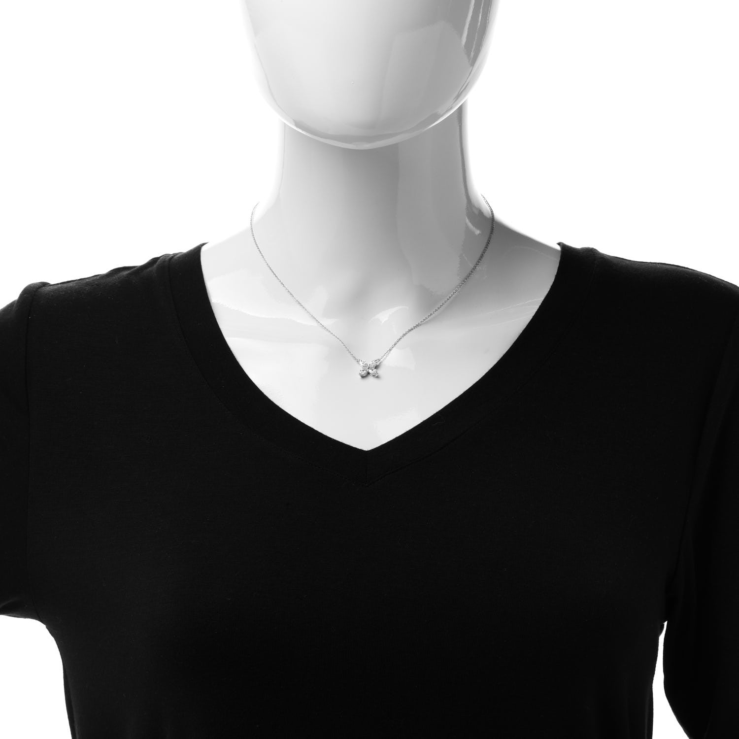 Tiffany Platinum Diamond Large Victoria Necklace 2 of 6