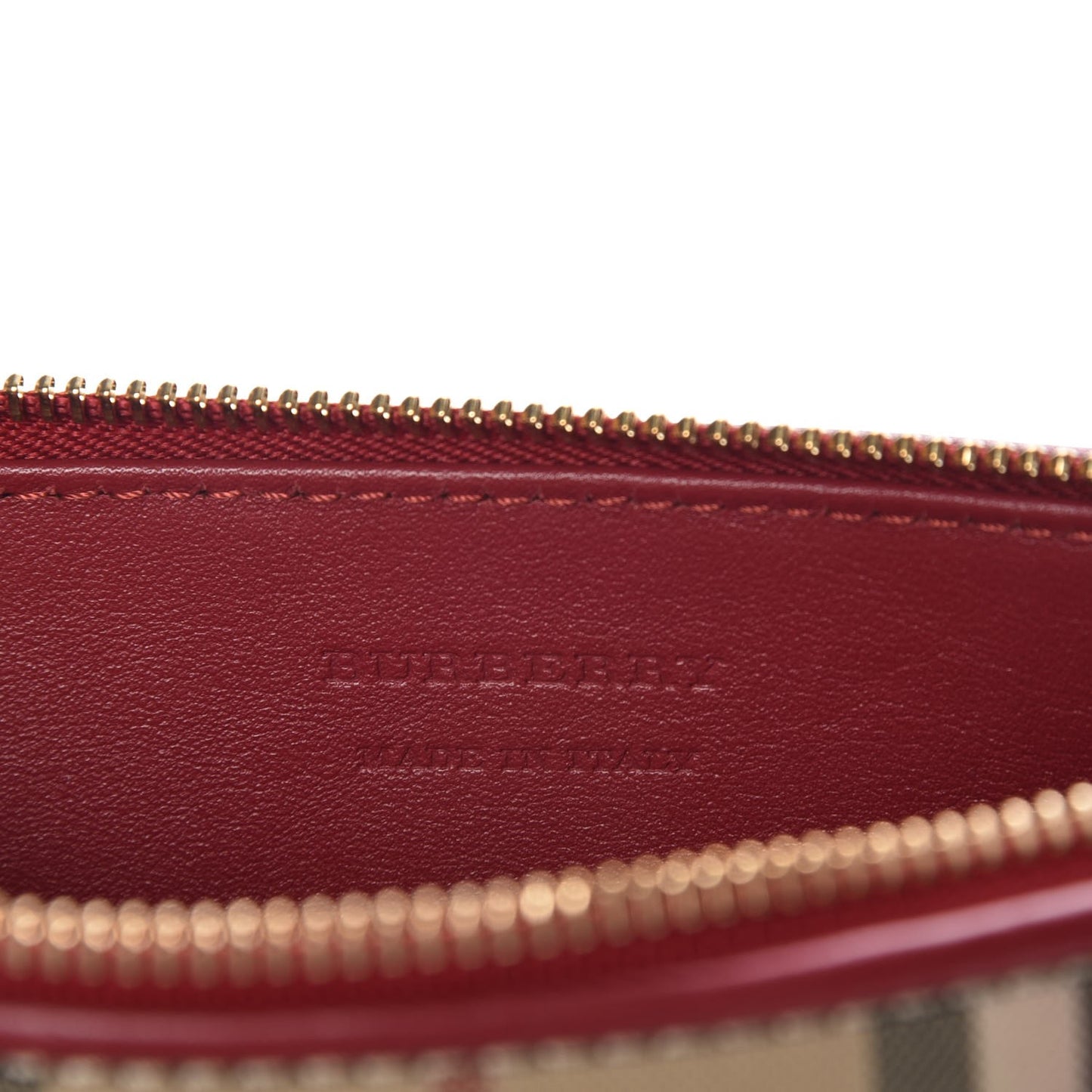 Horseferry Check Heart Print Crossbody Clutch Bag Parade Red