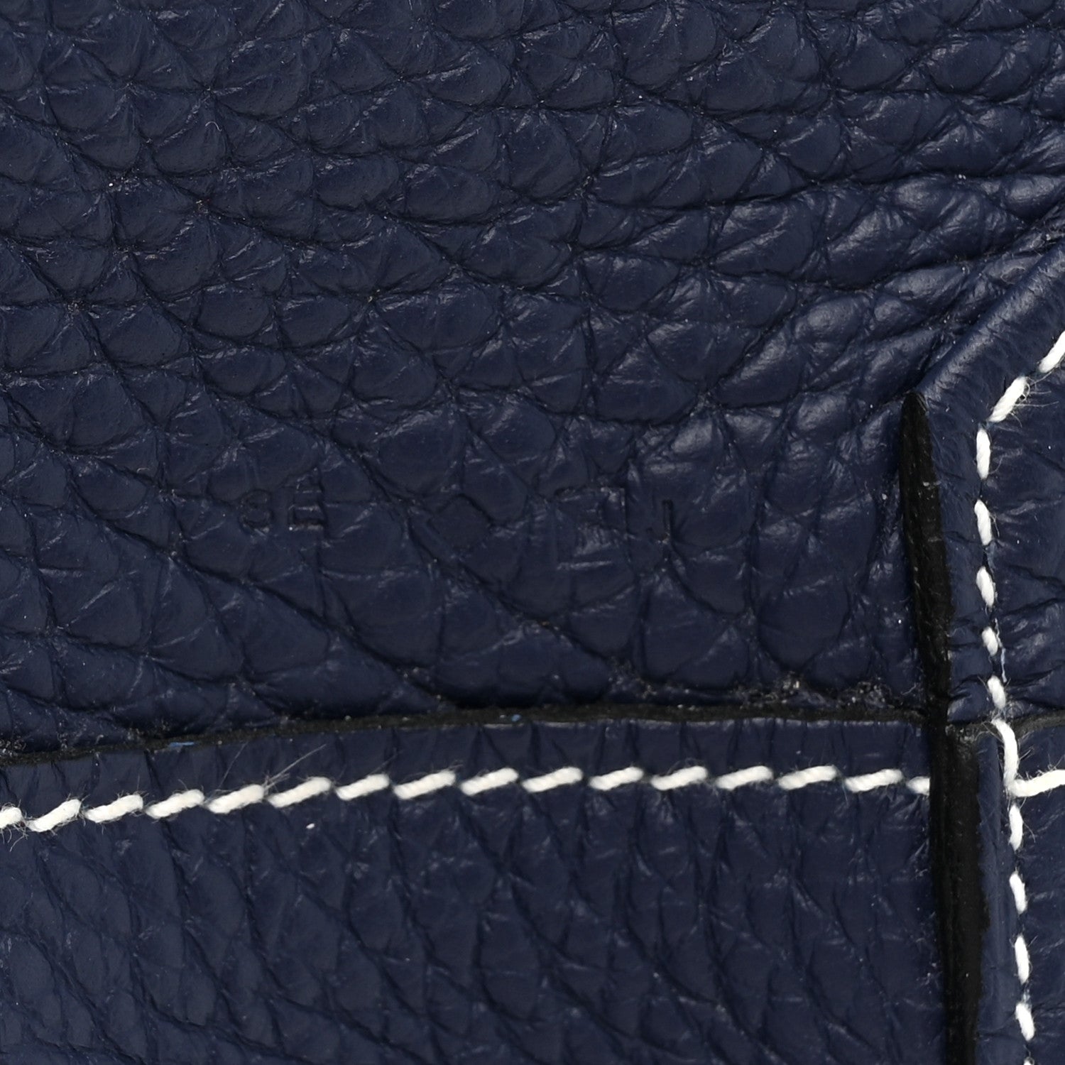 Hermes Taurillon Clemence Double Sens 36 Reversible Tote Bleu Sapphire Izmir 10 of 20