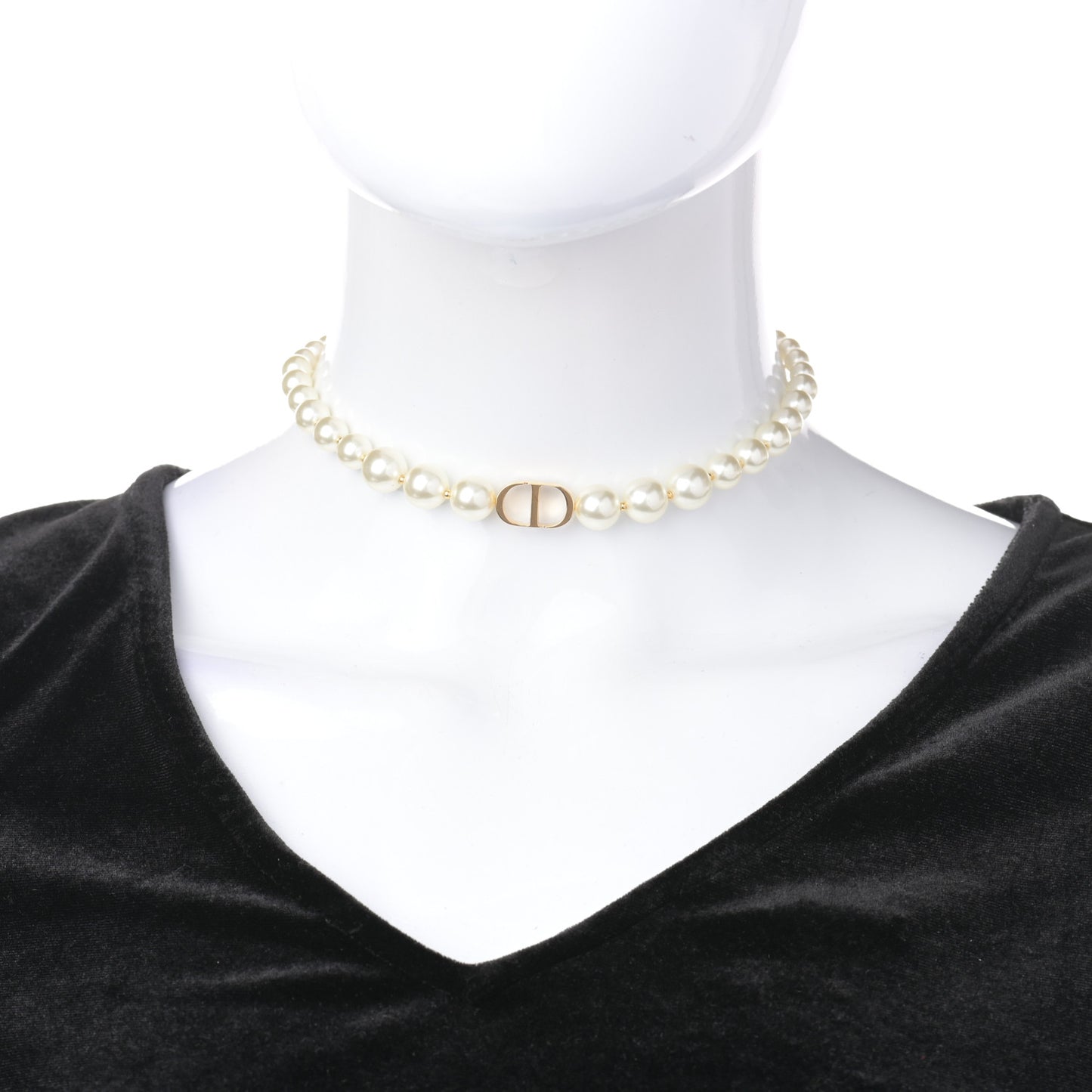 Pearl 30 Montaigne Choker Necklace Gold