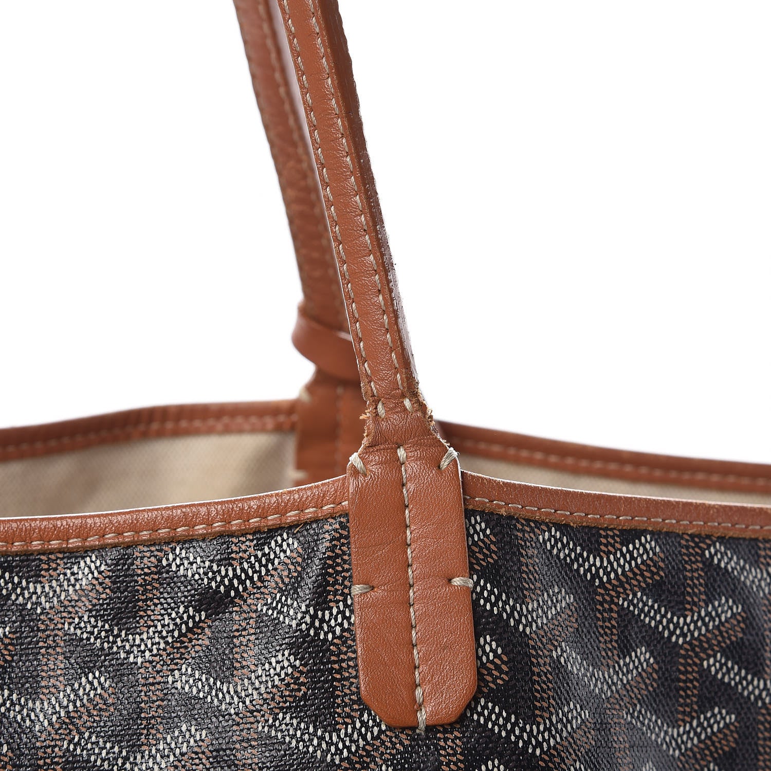 Goyard Goyardine Saint Louis GM Black Gold 14 of 56