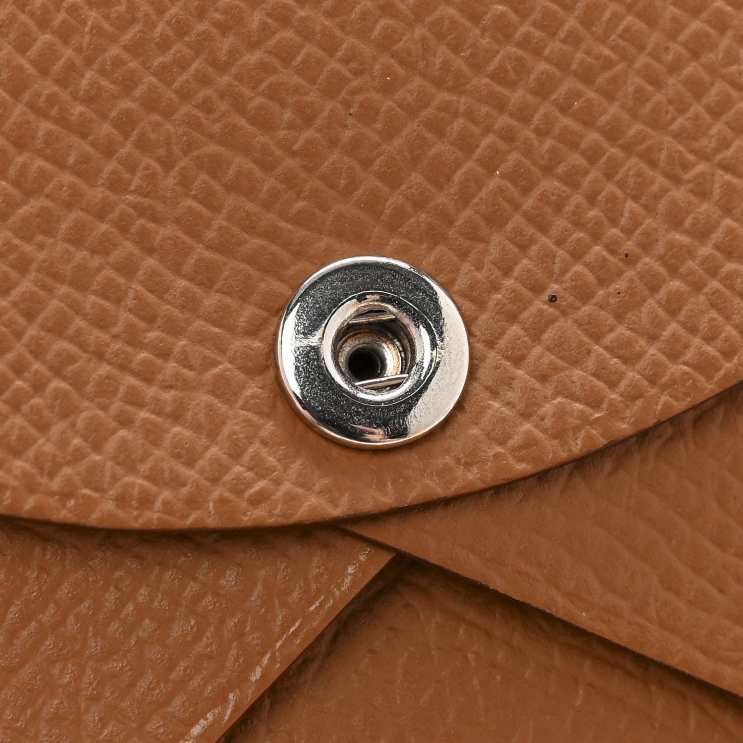 Hermes Epsom Calvi Duo Card Case Gold 8 of 9