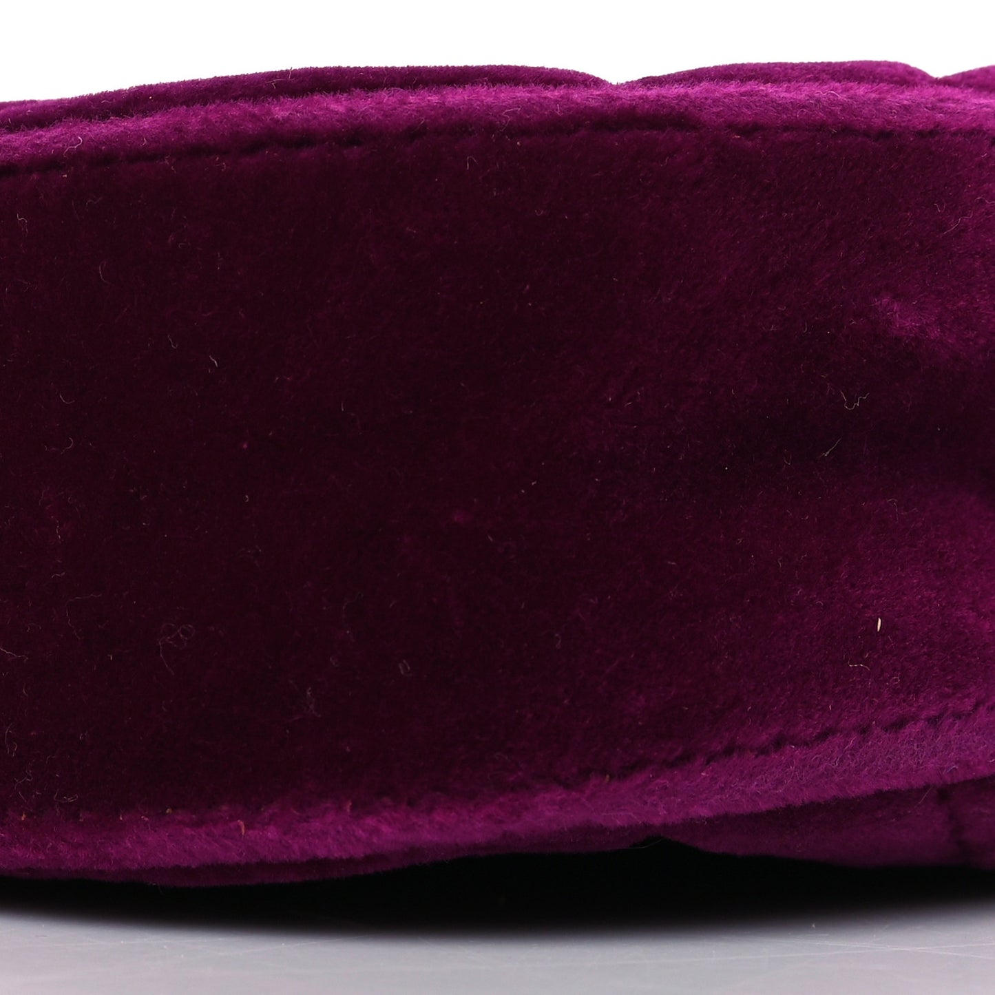 Velvet Matelasse GG Marmont Belt Bag Fuchsia 85 34 Violet Cyclamen