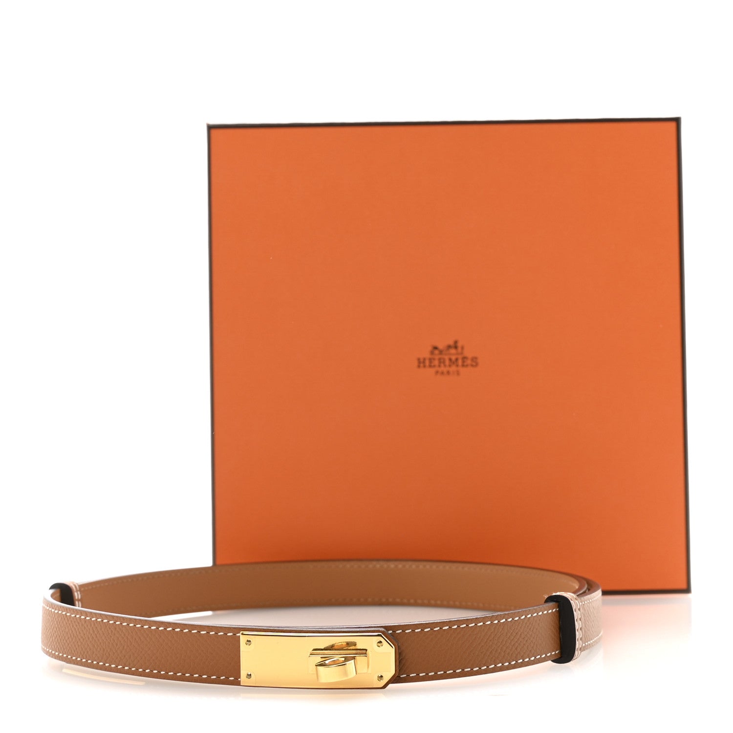 Hermes Epsom Kelly Belt Gold 5 of 5