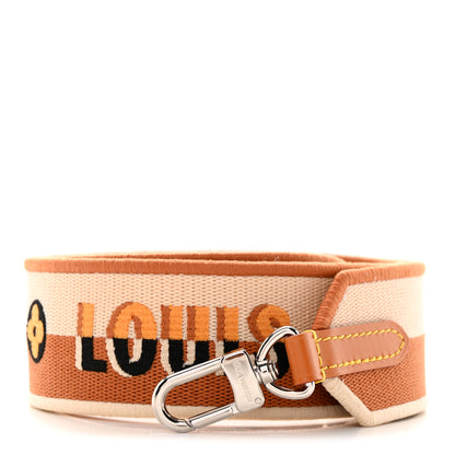 Louis Vuitton Jacquard Alma BB Shoulder Strap Honey Gold 1 of 3