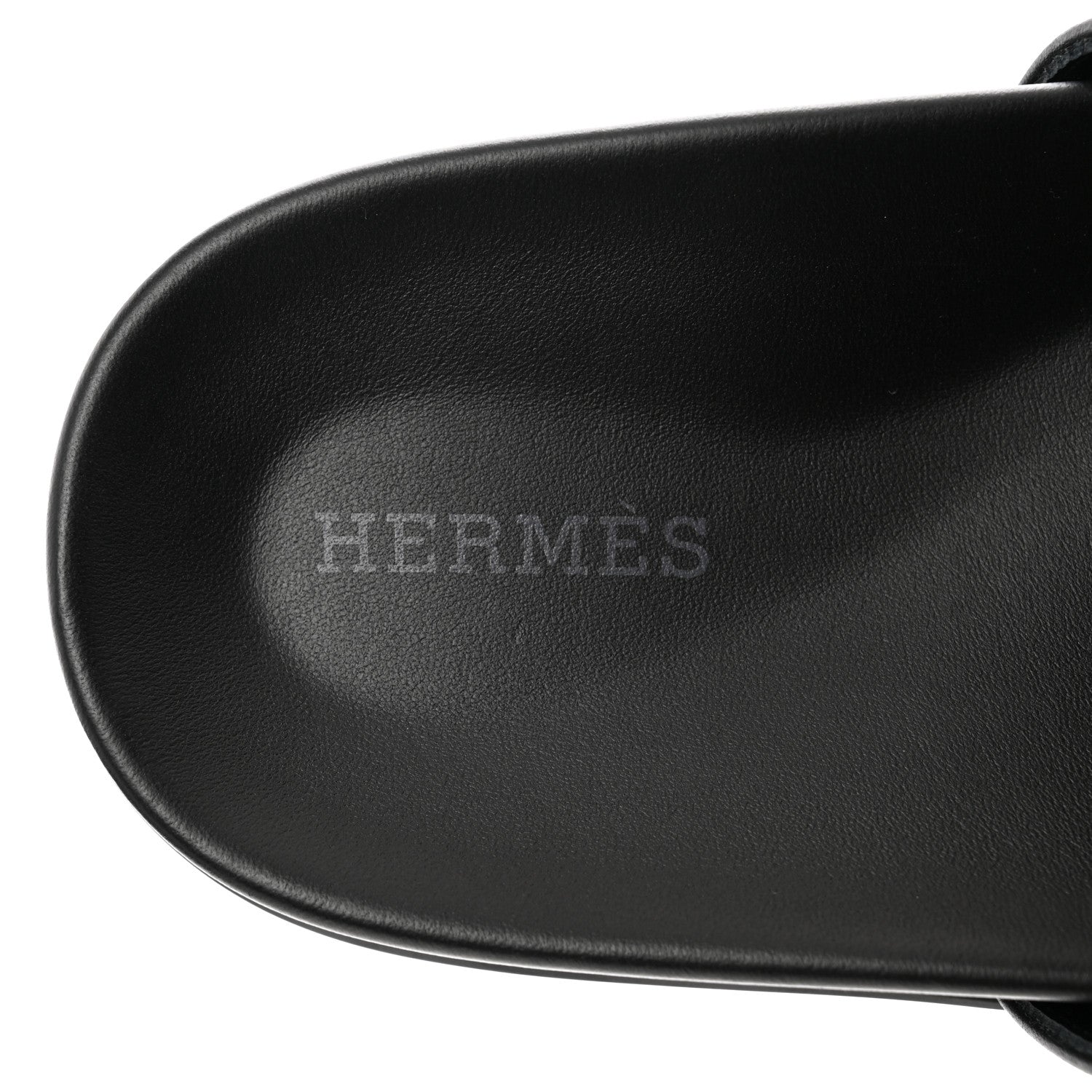 Hermes Calfskin Womens Empire Sandals 36.5 Black 7 of 9