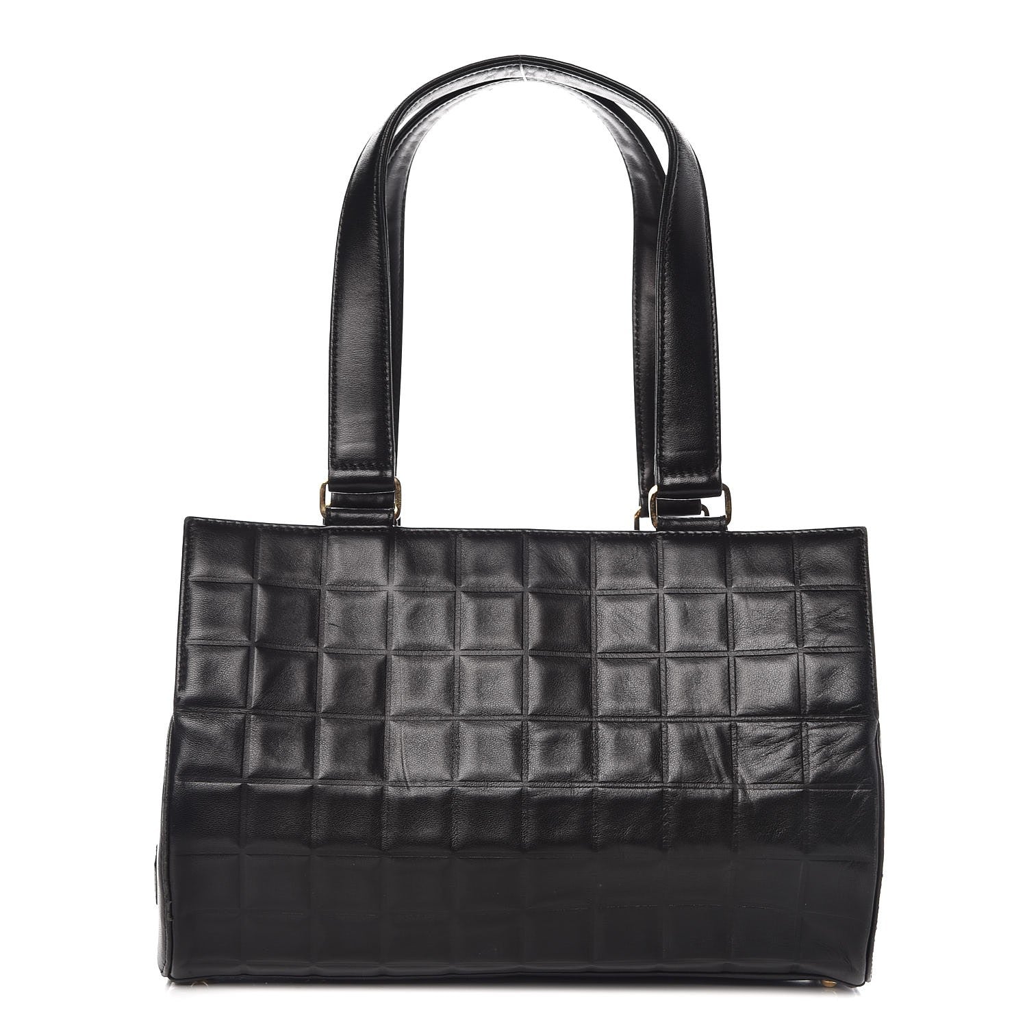 Chanel Lambskin Chocolate Bar Quilted Bag Black 1 of 13