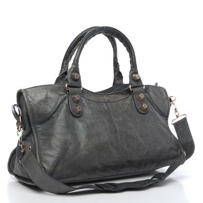 Balenciaga Agneau Giant 21 Rose Gold Hardware Part Time Anthracite 4 of 13