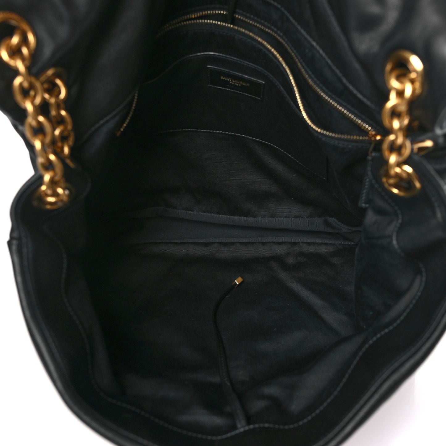 Lambskin Matelasse Monogram Large Jamie 4.3 Black