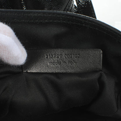 Saint Laurent Patent Mini Downtown Black 6 of 7