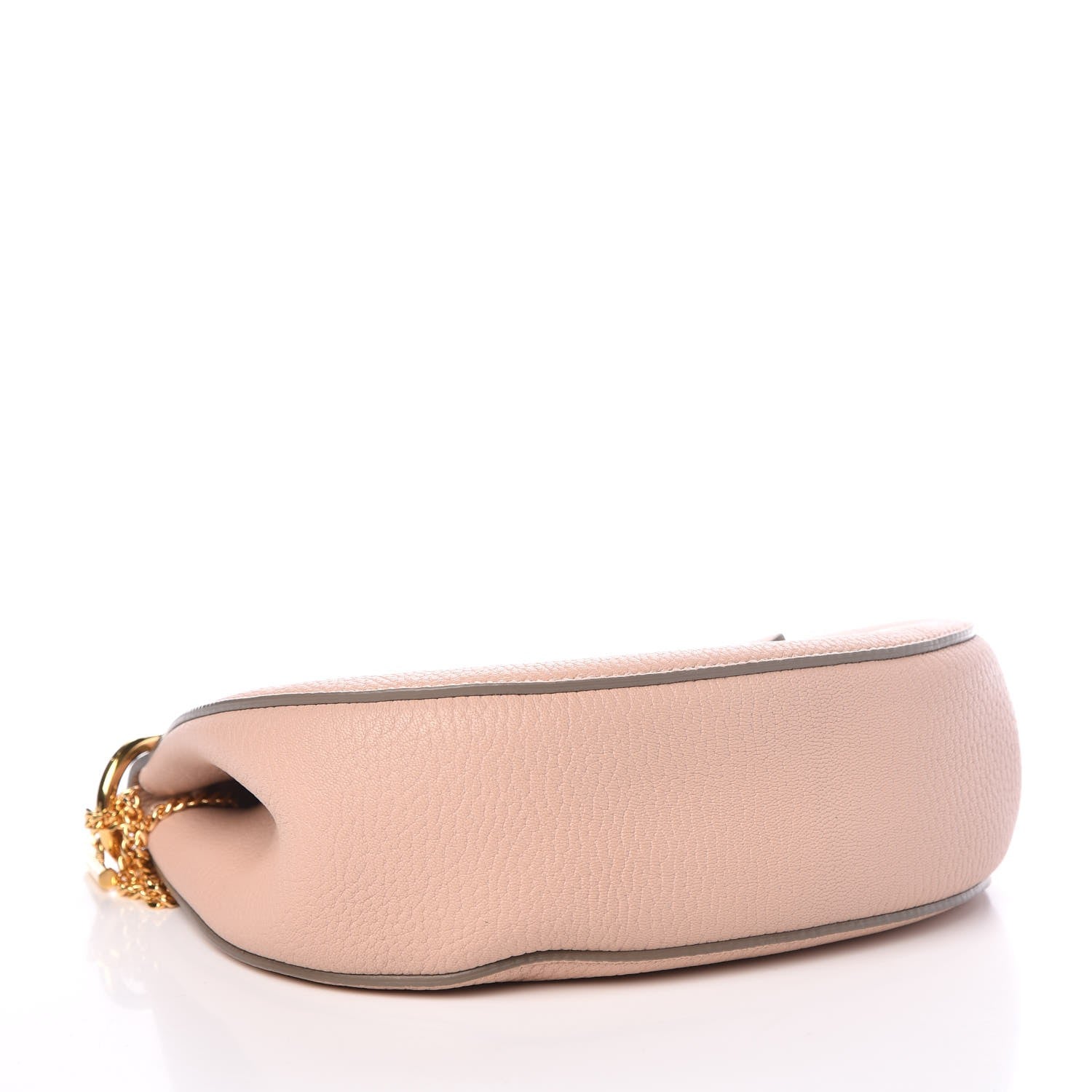 Chloe Grained Lambskin Medium Drew Shoulder Bag Cement Pink 4 of 7