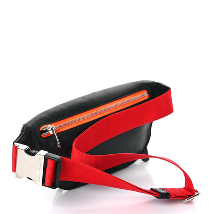 Alexander McQueen Calfskin Harness Belt Bag Black Lust Red 2 of 8