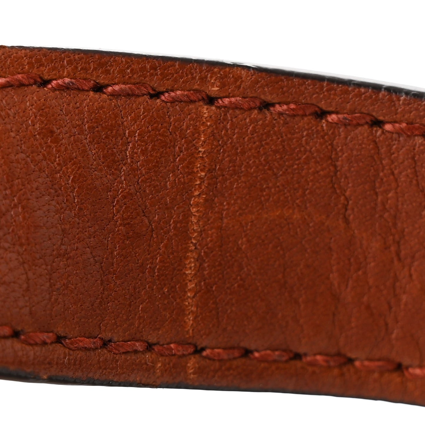 Canvas Smooth Calfskin Le Monogramme Camera Bag Chestnut