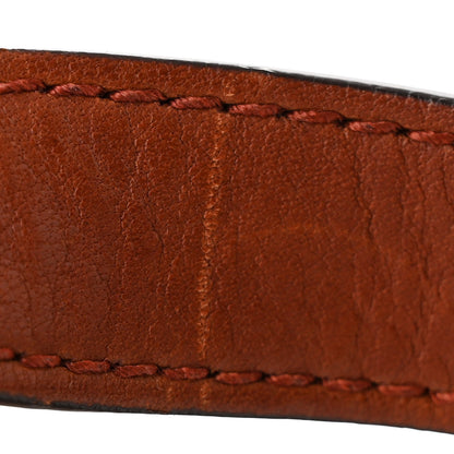 Saint Laurent Canvas Smooth Calfskin Le Monogramme Camera Bag Chestnut 17 of 19