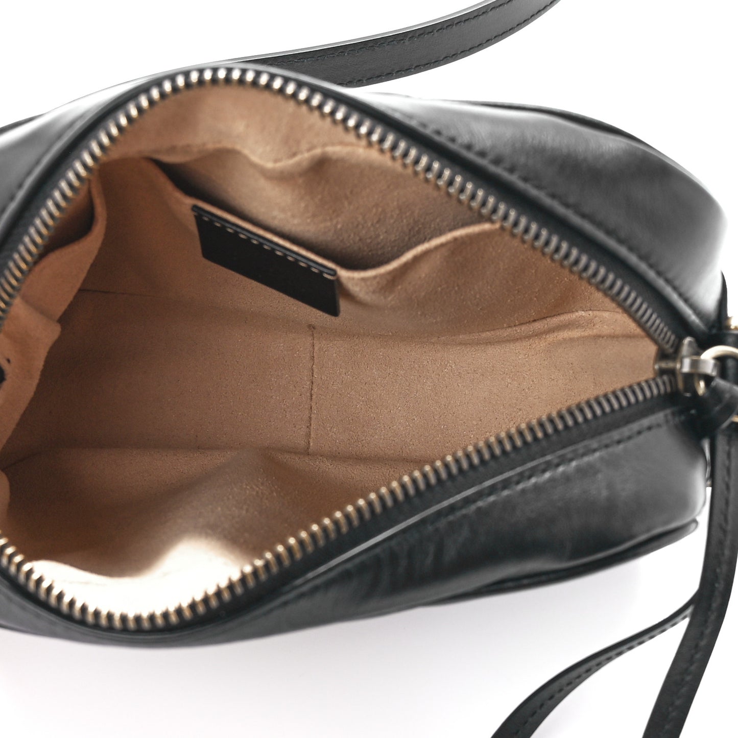Calfskin Matelasse Mini GG Marmont Chain Shoulder Bag Black