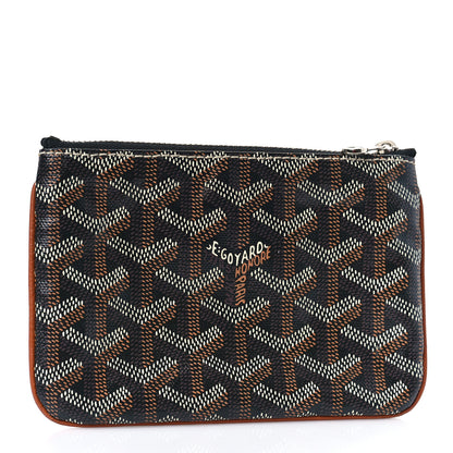 Goyard Goyardine Senat Pochette PM Black Gold 3 of 9