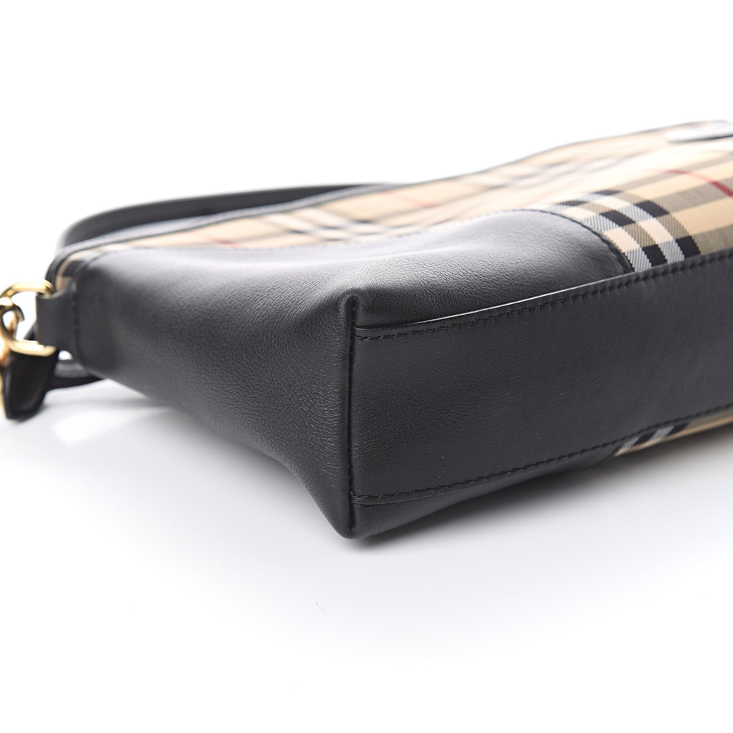 Horseferry Check Small Chichester Crossbody Clutch Bag Black