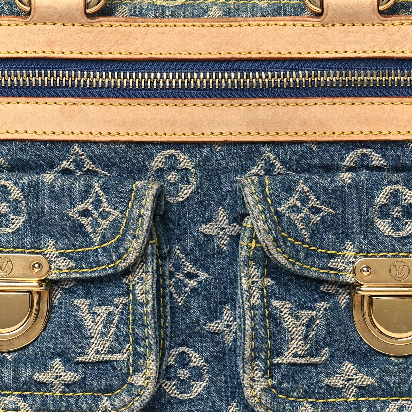 Monogram Denim Neo Speedy Blue