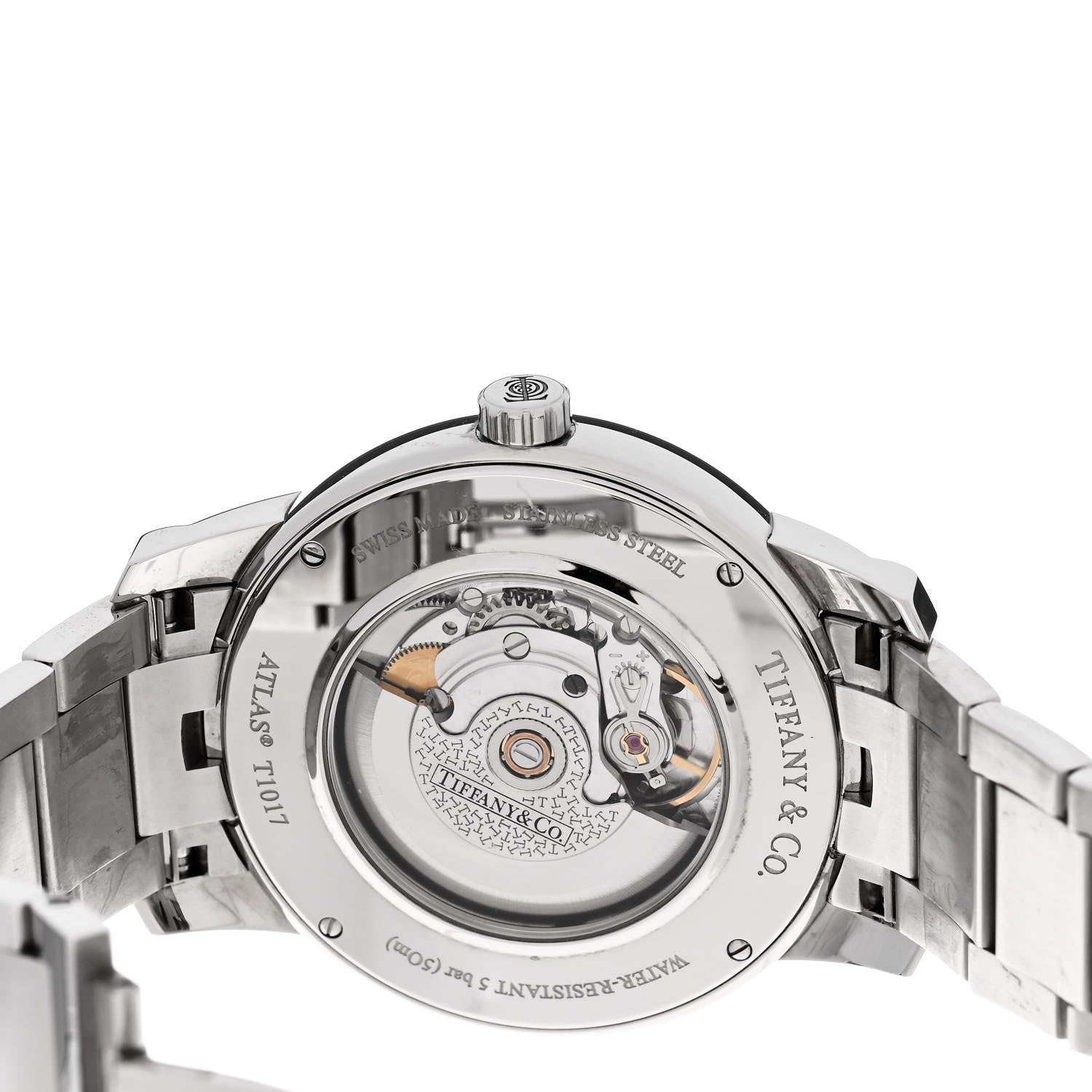 Tiffany Stainless Steel 42mm Atlas Automatic Watch 4 of 4