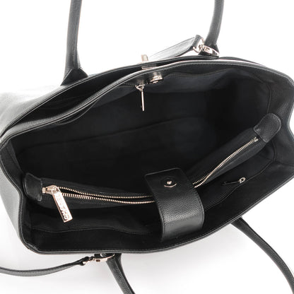Chanel Calfskin Cerf Executive Shopper Tote Black 5 of 8