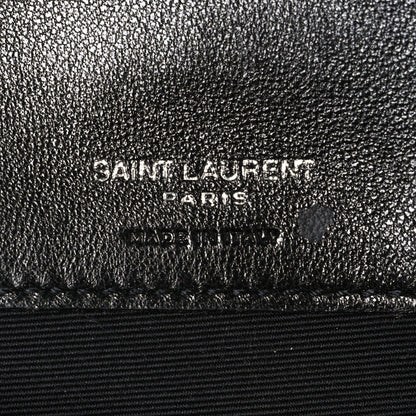 Saint Laurent Lambskin Chevron Quilted Small LouLou Black 7 of 11