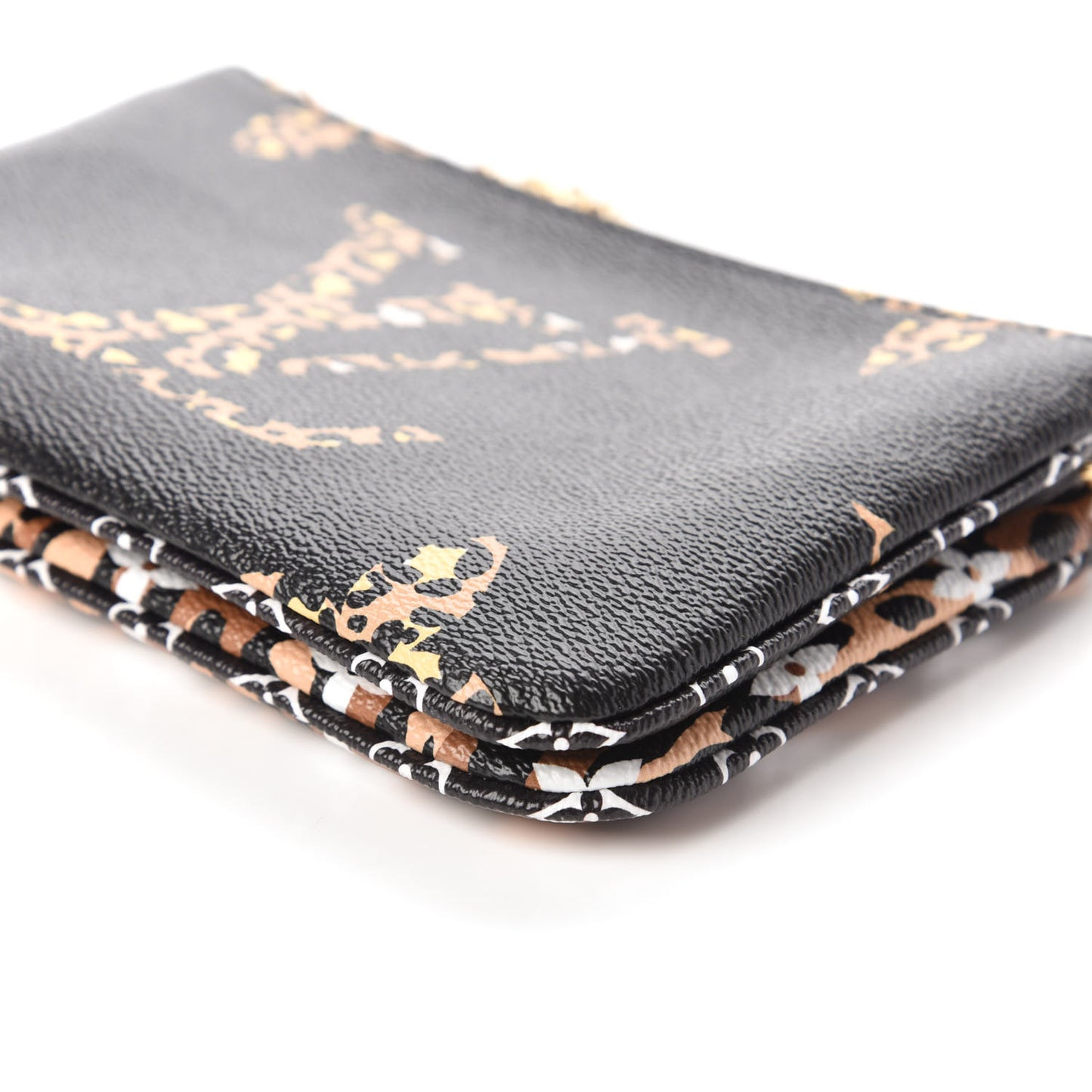 Monogram Giant Jungle Pochette Double Zip Black