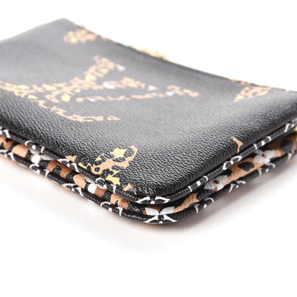 Louis Vuitton Monogram Giant Jungle Pochette Double Zip Black 7 of 10