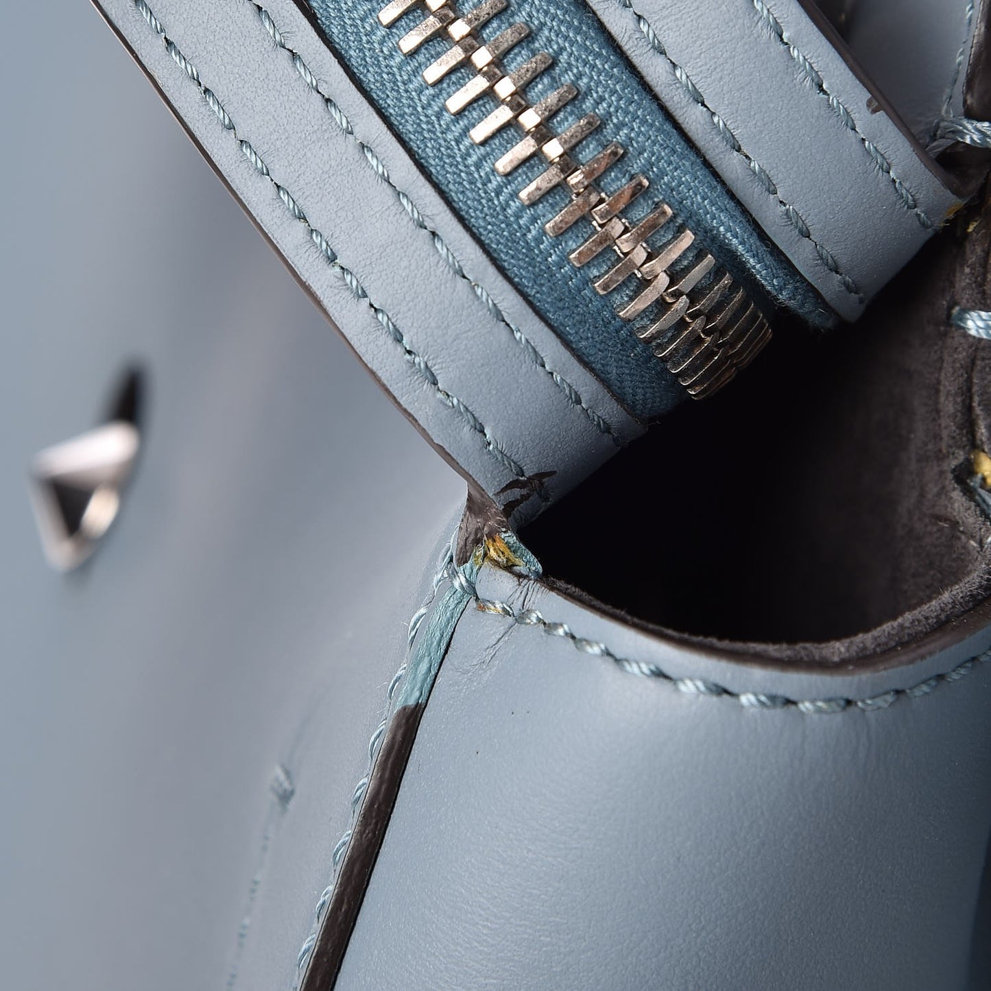 Vitello Baltico Dolce DotCom Satchel Riviera Blue Notte