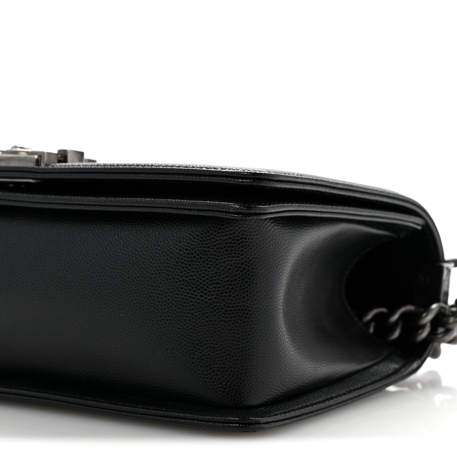 Chanel Caviar Quilted Medium Boy Flap Black 10 of 12