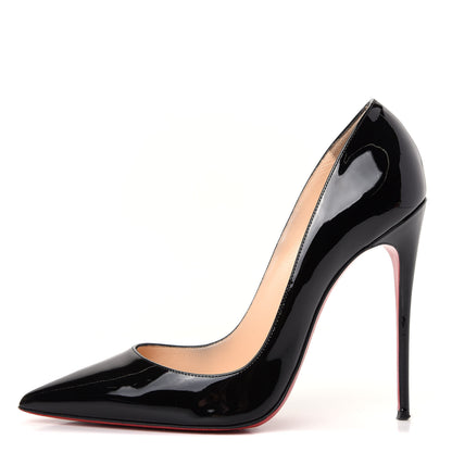 Christian Louboutin Patent So Kate 120 Pumps 38.5 Black 1 of 10