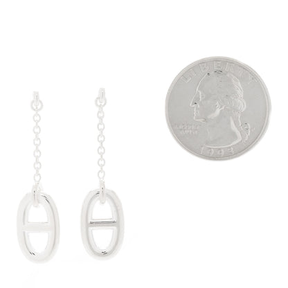 Hermes Sterling Silver Farandole Drop Earrings 2 of 4