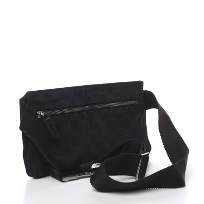 Gucci GG Monogram Double Pocket Belt Bag Black 3 of 10