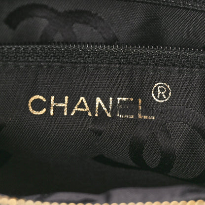 Chanel Lambskin Chevron Quilted Camera Case Black 6 of 10