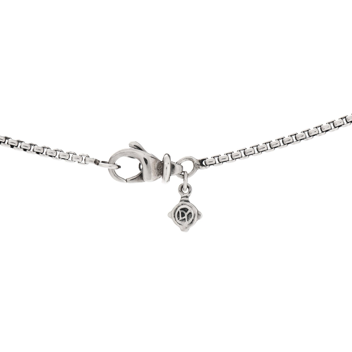 Sterling Silver Cultured Pearl Diamond X Drop Pendant Necklace