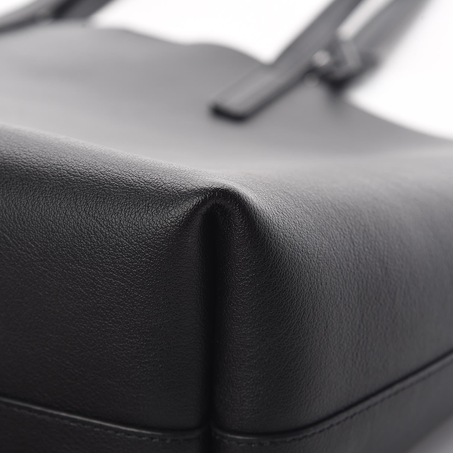 Saint Laurent Calfskin Large Shopping Tote Black 13 of 13