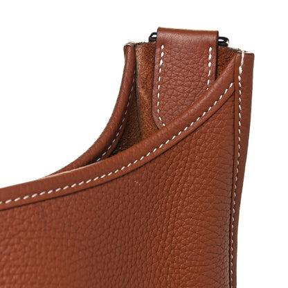 Hermes Taurillon Clemence Evelyne III PM Gold 14 of 14