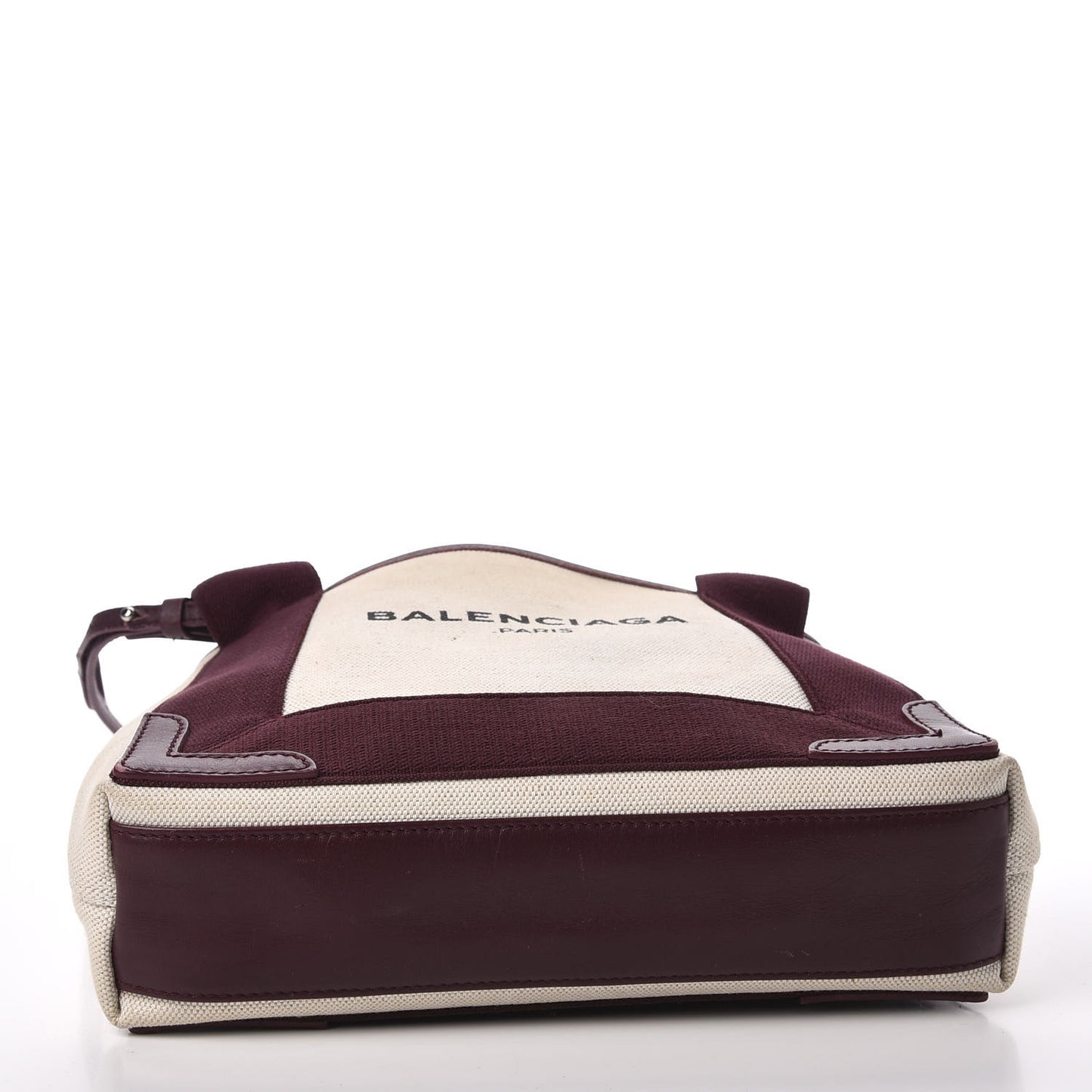 Cotton Canvas Calfskin Navy Cabas XS Natural Rouge Pourpre