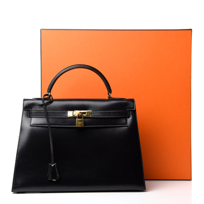Hermes Box Kelly Sellier 32 Black 15 of 15