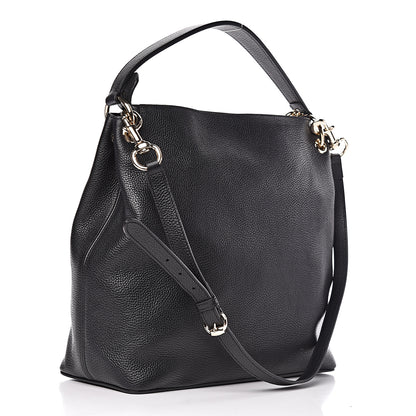 Gucci Pebbled Calfskin Large Soho Hobo Black 4 of 11