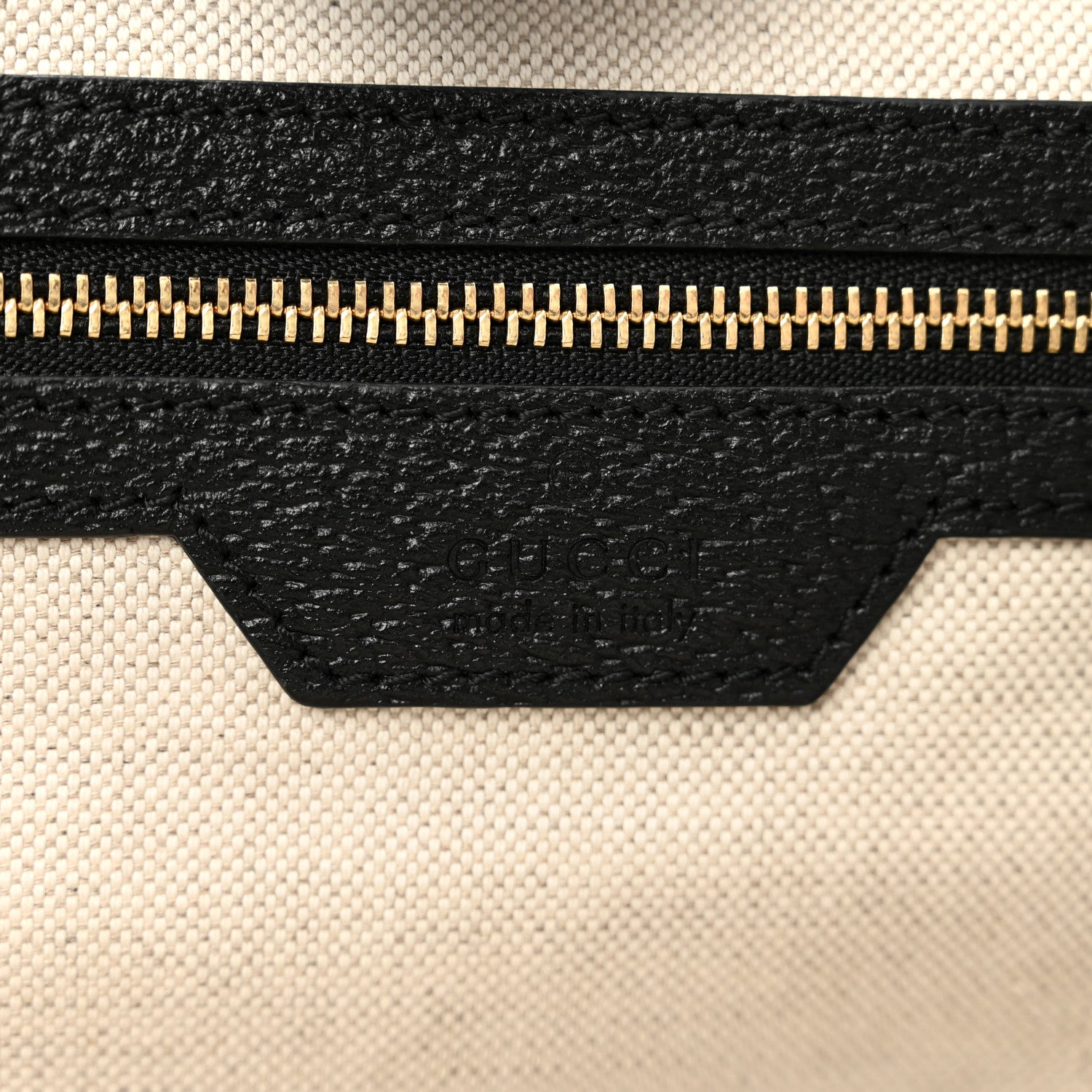 Gucci Jacquard Black Denim GG Monogram Medium Ophidia Shopping Tote Black Ivory 7 of 10