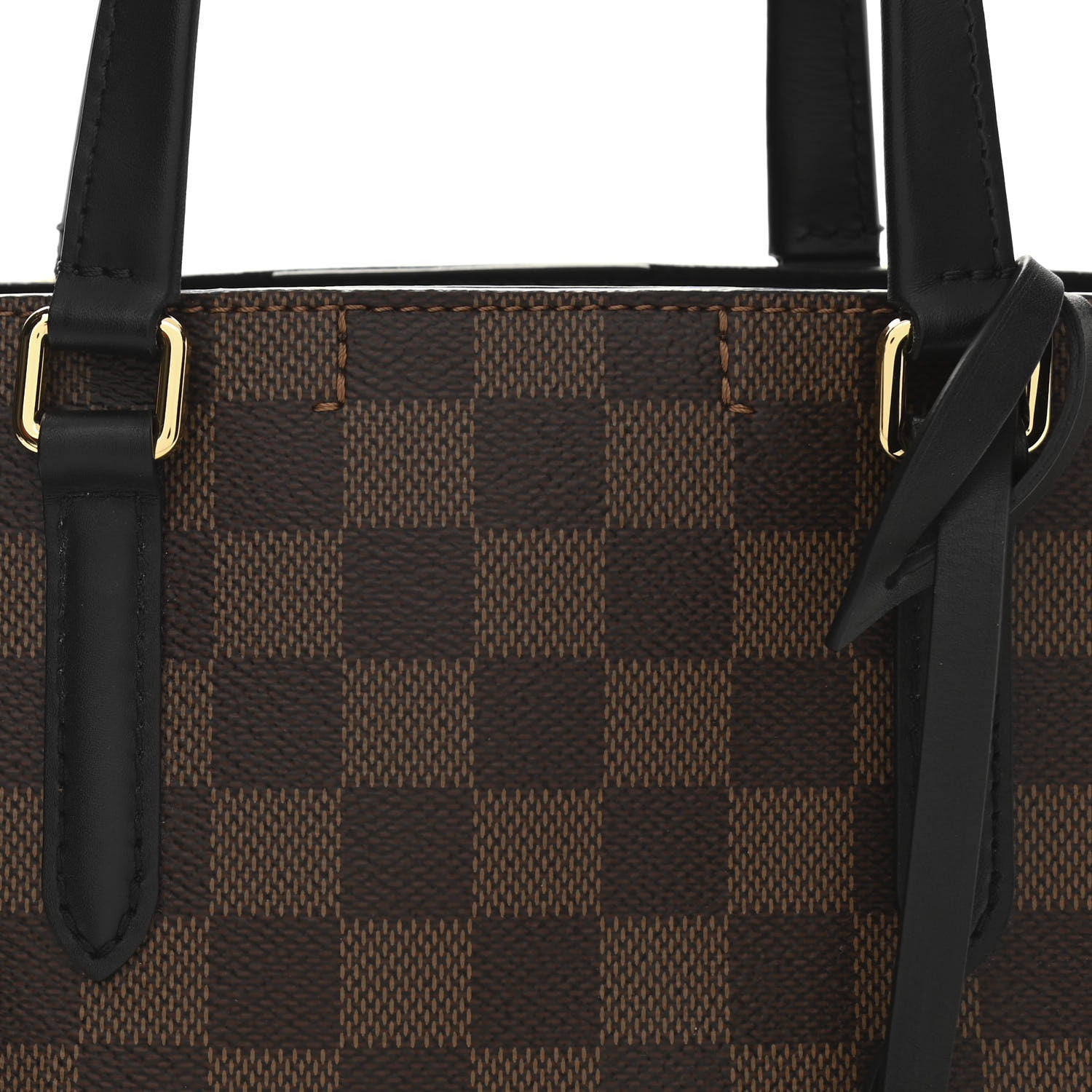 Louis Vuitton Damier Ebene Belmont PM Black 8 of 10