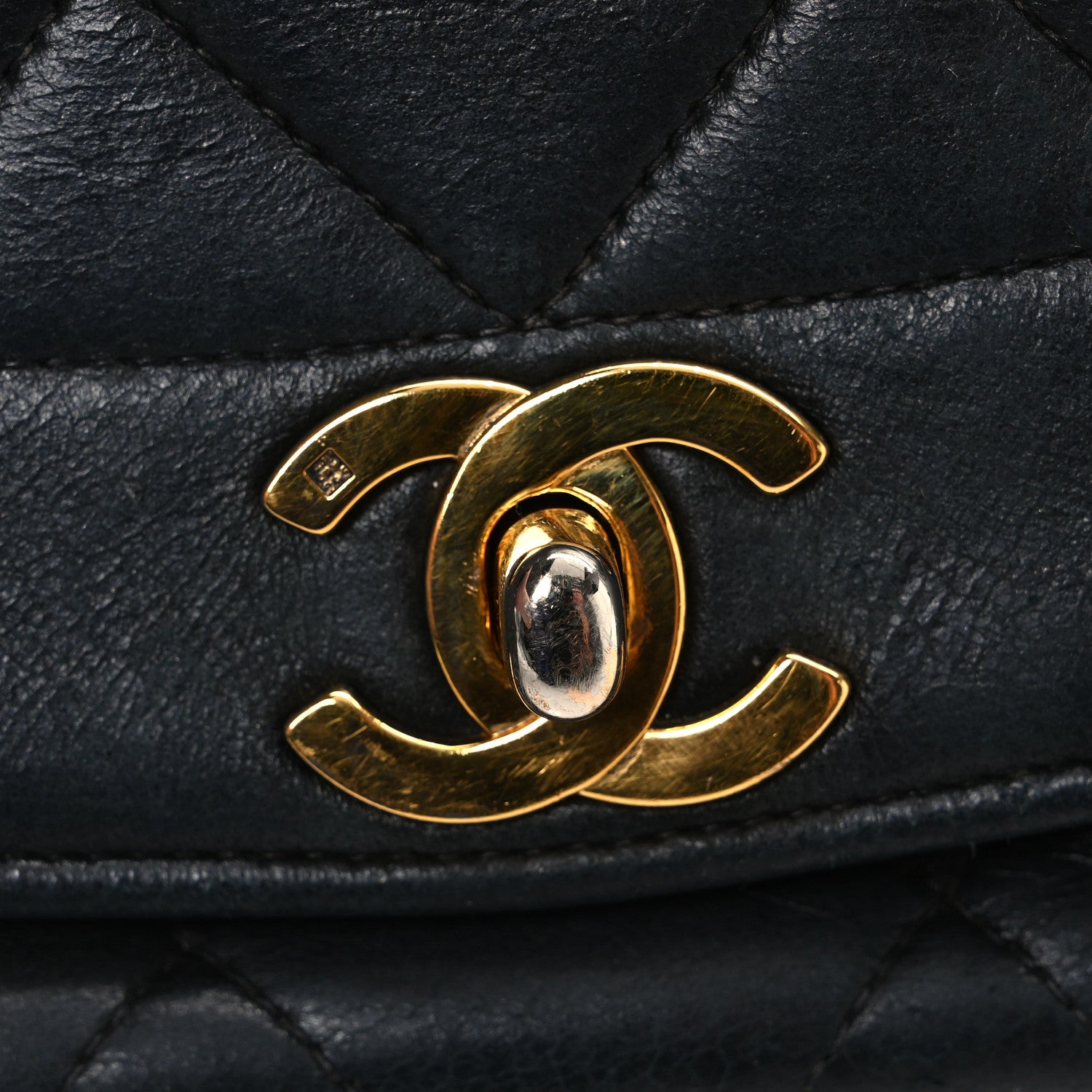 Chanel Lambskin Quilted Small Single Flap Black 14 of 16