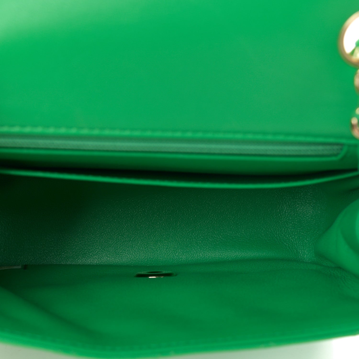 Chanel Lambskin Quilted Mini Square Flap Green 4 of 14