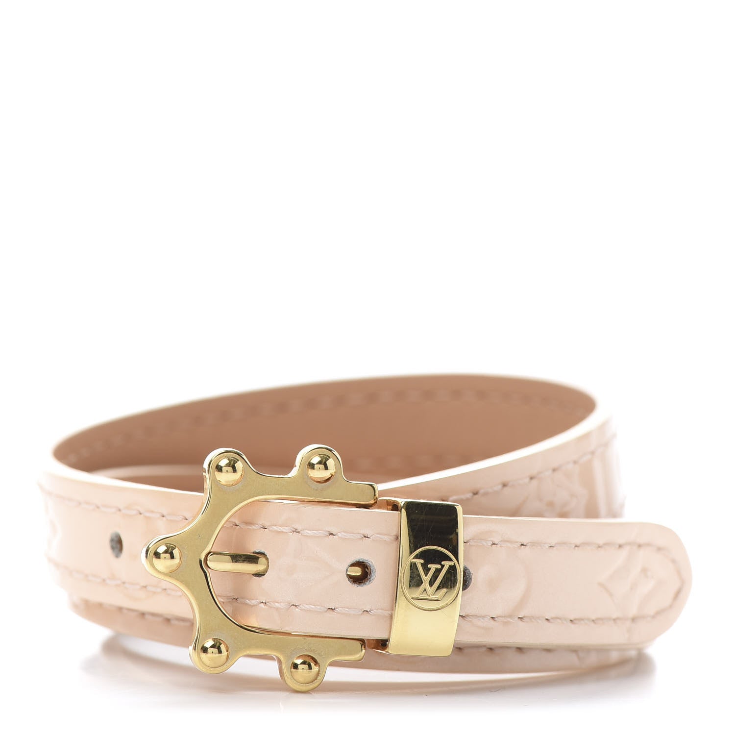 Louis Vuitton Vernis Triple Tour Bracelet Marshmallow 1 of 7