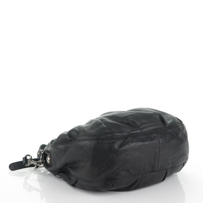 Gucci Pebbled Calfskin Icon Bit Shoulder Bag Black 4 of 7